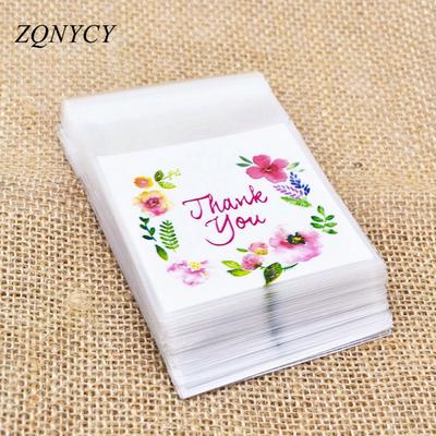 100 Stück Plastiktüten Danke Keks- & Süßigkeitentüte Selbstklebend Für Hochzeit Geburtstagsfeier Geschenktüte Keks Backverpackungstüte