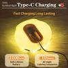 Night Light Silicone Nursery Sleeping Lamp Touch Control Nightlights USB Rechargeable Table Lamp for Baby Child Cute Ladybug