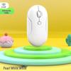 Cobblestone Dual-Mode Silent Bluetooth Mouse with 2.4G & Logo Printing