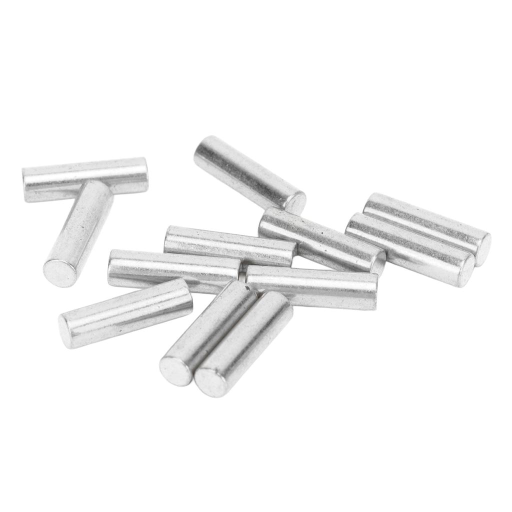 12PCS Pickup Magnet Slug Rod Replacement Electric Guitar Pickup Metal Magnetic Columns Silver