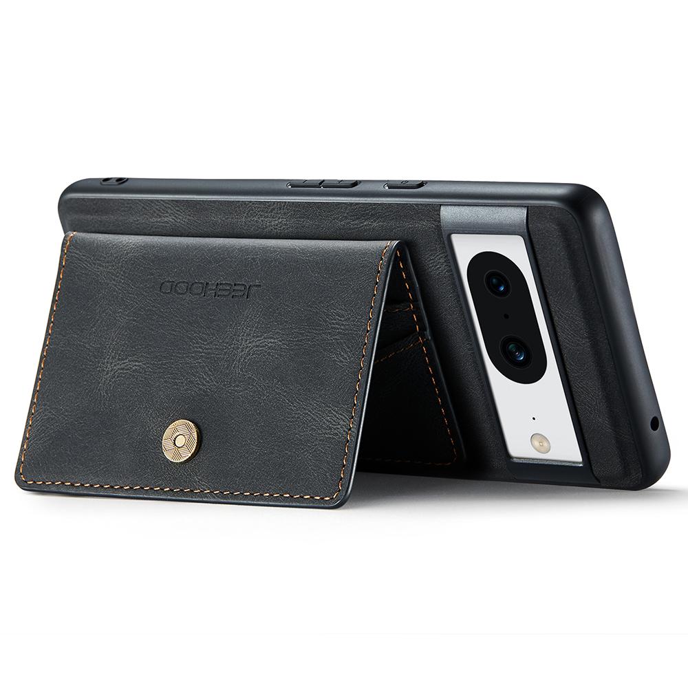 For Google Pixel 8 Case Vintage Leather Back Phone Cover 2-in-1 Detachable