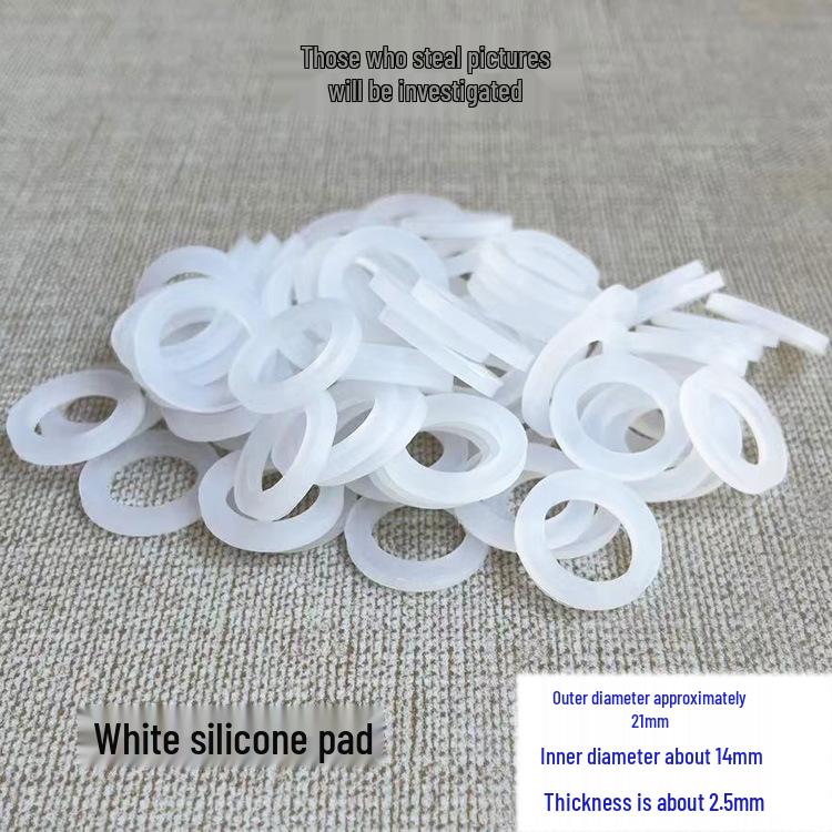 Rubber Gasket Washer for Shower Hose, Seal Ring, Outer Diameter 24mm/19mm, Faucet Flat Washer