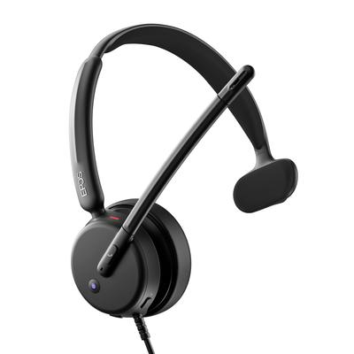 EPOS IMPACT 430T - Mono On-Ear Headset, Dual Microphone, Noise Cancelling, USB-CUSB-A Connection, Microsoft Teams, Work from Home, Plug and Play,