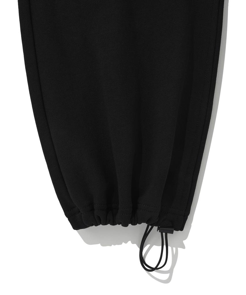 WACKY WILLY Women'S Straight Fit String Sweatpants Black