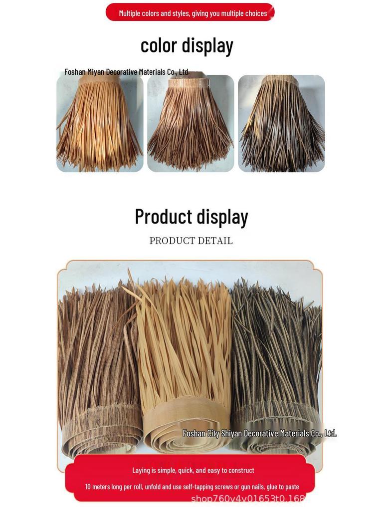 Waterproof Artificial Thatch Roof Decor