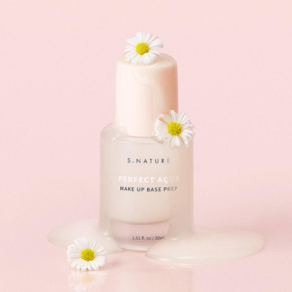 S-NATURE Perfect Aqua Makeup Base Prep 30ml Hydrating & Smoothing Primer for Flawless Makeup