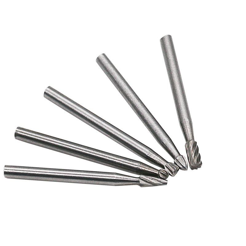 10-Piece High-Speed Steel Rotary File Set for Woodworking, Carving, and Engraving