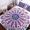 Comforter Jacquard Mandala Bohemian Bedding Set Super Soft Comfortable Bedclothes Single Double Size 228X228 Hot