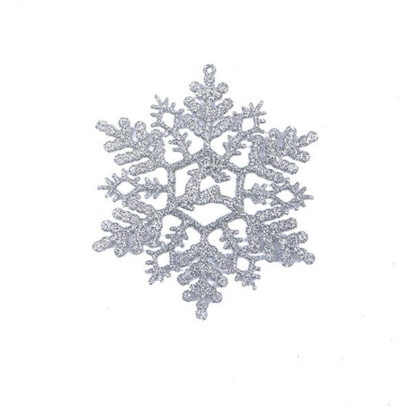 Decorations Christmas Party Snowflake Strips Transparent Plastic Festive Decor