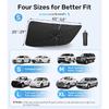 Zanch 2025 Upgraded Car Windshield Sun Shade [Cool Down By 75℉ ] With Heat Ulation Coating, Foldable Sunshade Umbrella With Flexible Handle & Ribs,