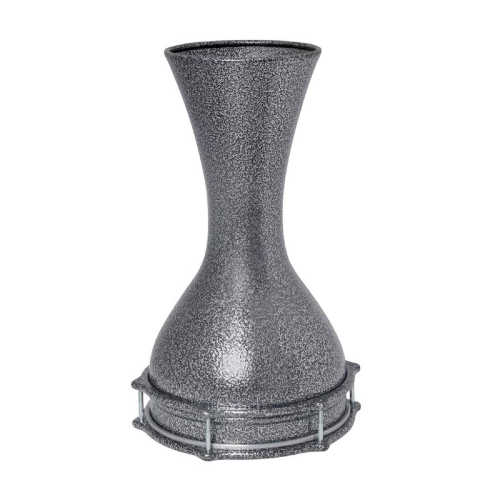 850dg Aluminum Darbuka Forged Silver 23.50