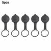 5 Pieces Black Car Socket Cover 12V Outlet Lid Waterproof Cap Replacement New
