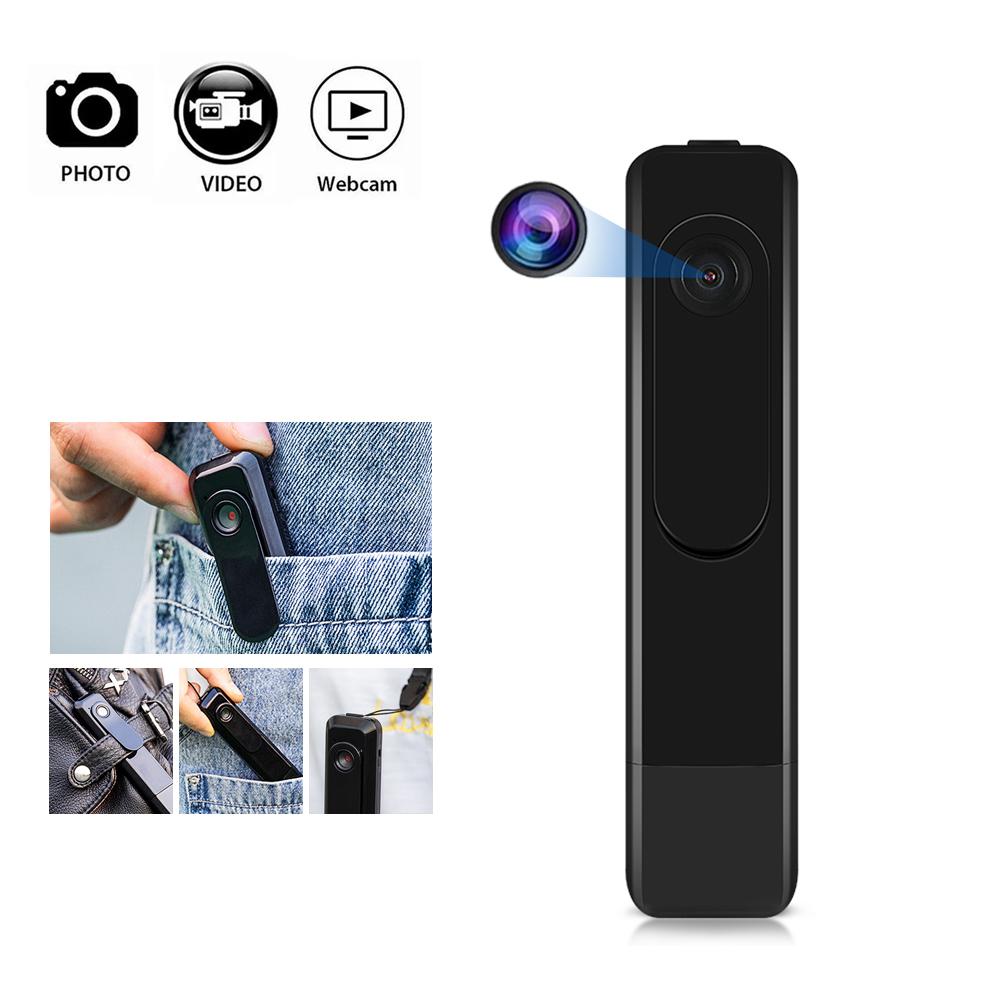 Mini Körperkamera Stift HD 1080P Tragbar Tragbar Taschenkamera Videorekorder USB