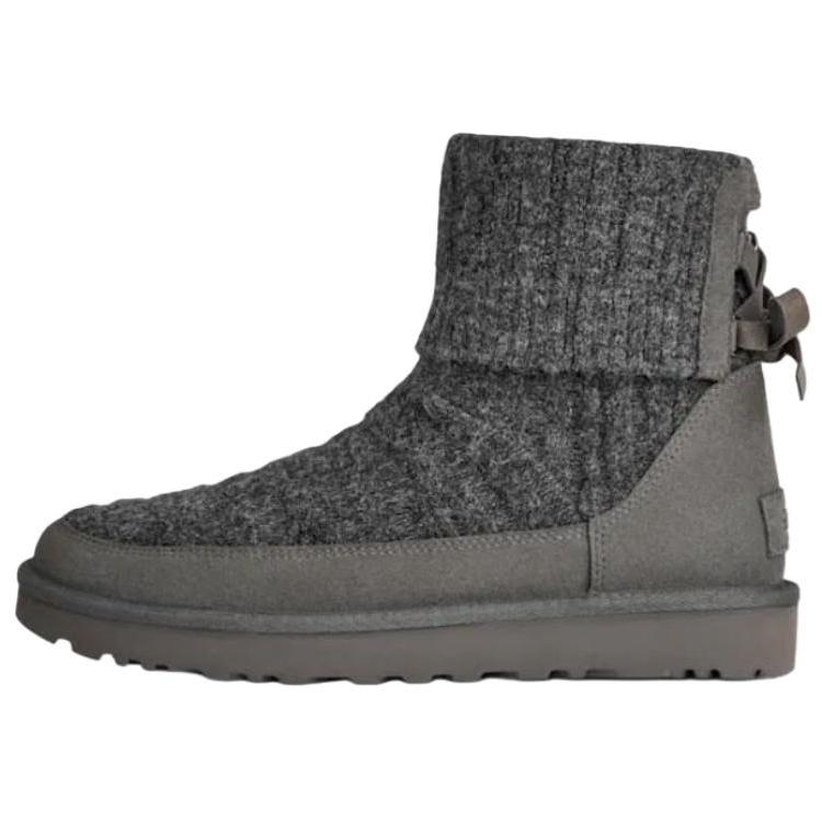 UGG Mini Cabelle Warm Versatile Slip-On Snow Boots Women boots Gray 1174578-MNGRY 38