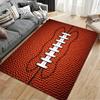 Football Stitch Design Carpet suitable as a non-slip mat for the living room or bedroom sofa