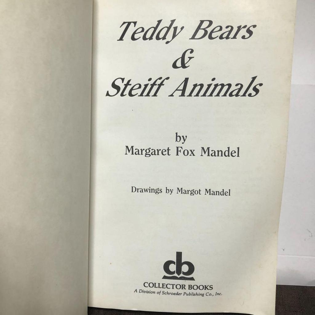 [USED] Book "Teddy Bears & Steiff Animals" Steiff Bear