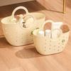 Handheld Basket Portable Bathroom Shower Tote Caddy with Handles Hollowed Out Storage Basket Tote for Home Bedroom College Dorm