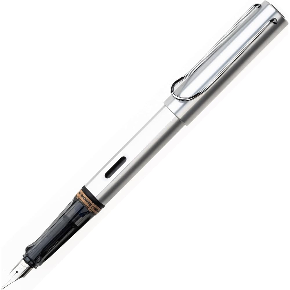 LAMY Lamy Fountain Pen EF Ultra Fine Alphabet Ulster White Silver L25WS-EF Limited Regular Imported