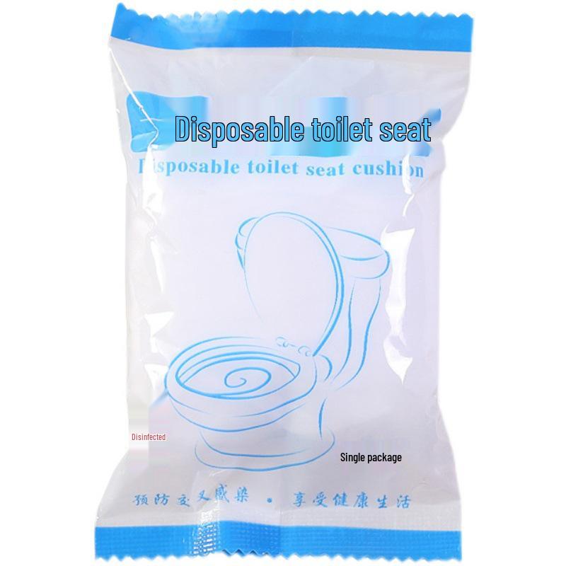 Indywidualnie pakowane jednorazowe nakładki na deskę sedesową do hoteli i podróży - Gruba, pełne pokrycie papierowa poduszka