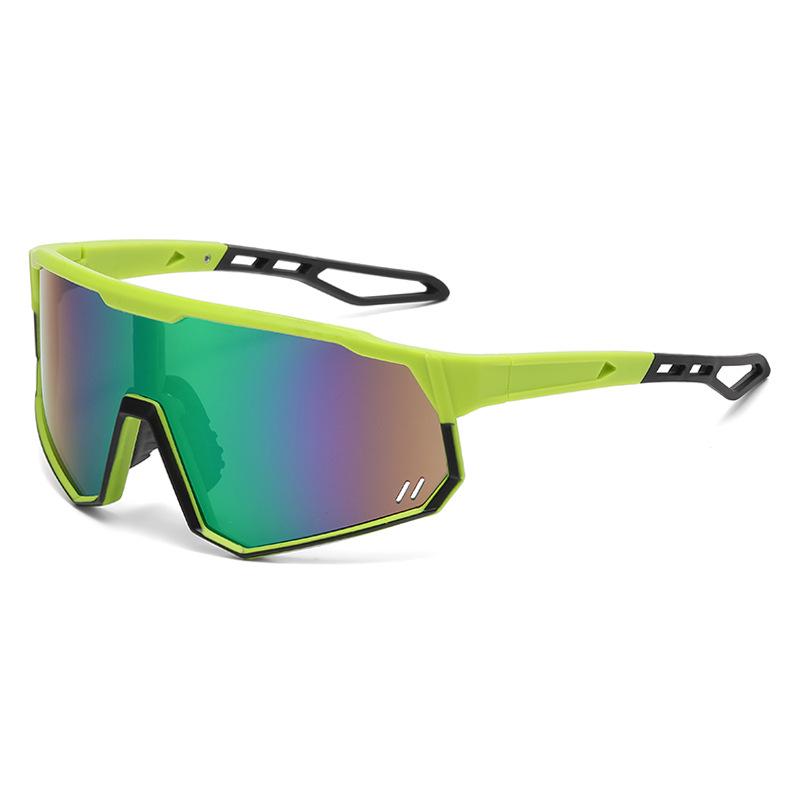 

European American Large Frame Black Outdoor Cycling Windproof Sports Sunglasses Mountaineering Skiing Anti UV Polarized