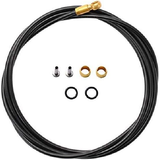 2000mm Bicycle Hydraulic Disc Brake Hose Kit for Shimano BH90 System,Red/Gold/Silver золотой