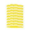 Eco-Friendly Biodegradable Red & White Striped Paper Straws 100 Pack, Sturdy, Safe for Parties & Events