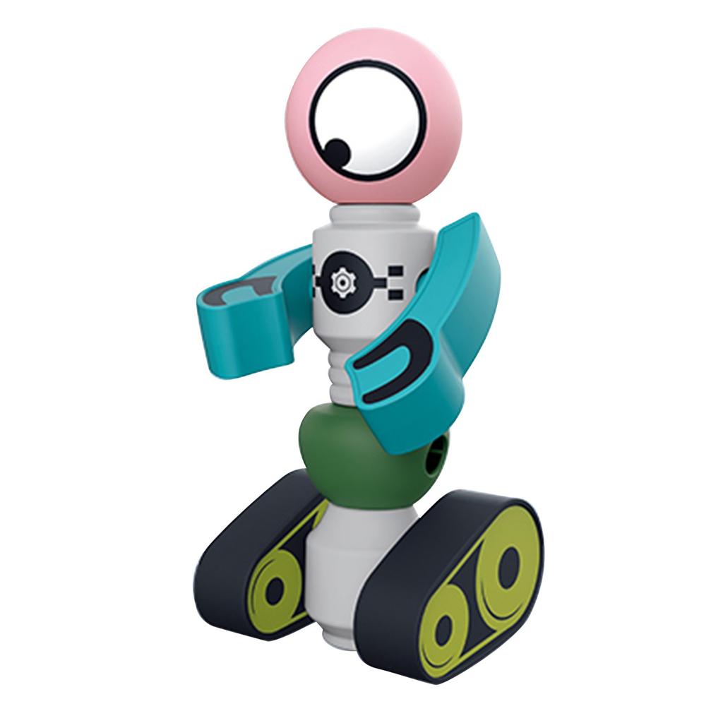 Magnetic Robots  Set For Kids Stacking Toy Early Educational Playset Kids