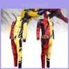 Deadpool Wolverine 3D Cosplay Kostüm für Herren Bequemer dehnbarer Spandex Anzug