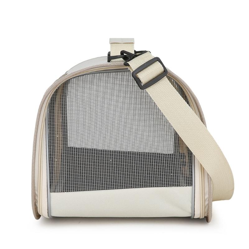 Portable Water Resistant Pet Carriers With Breathable Large Opening For Dog And Cats Adjustable Shoulder Strap Size