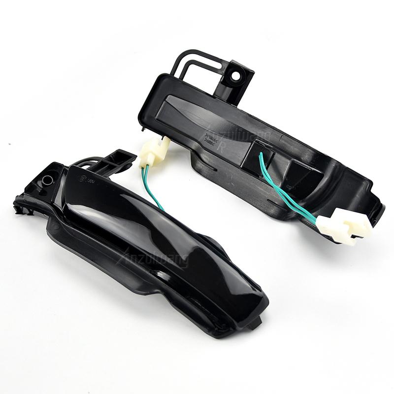 2pcs Car LED Dynamic Turn Signal Side Mirror Light Rear Mirror Blinker Lamp Fit For Jeep Grand Cherokee WK2 2011-2018