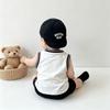 Infant & Toddler Breathable Sleeveless Basketball Print Vest (0-3 Years) - Summer Lightweight Sports Tank