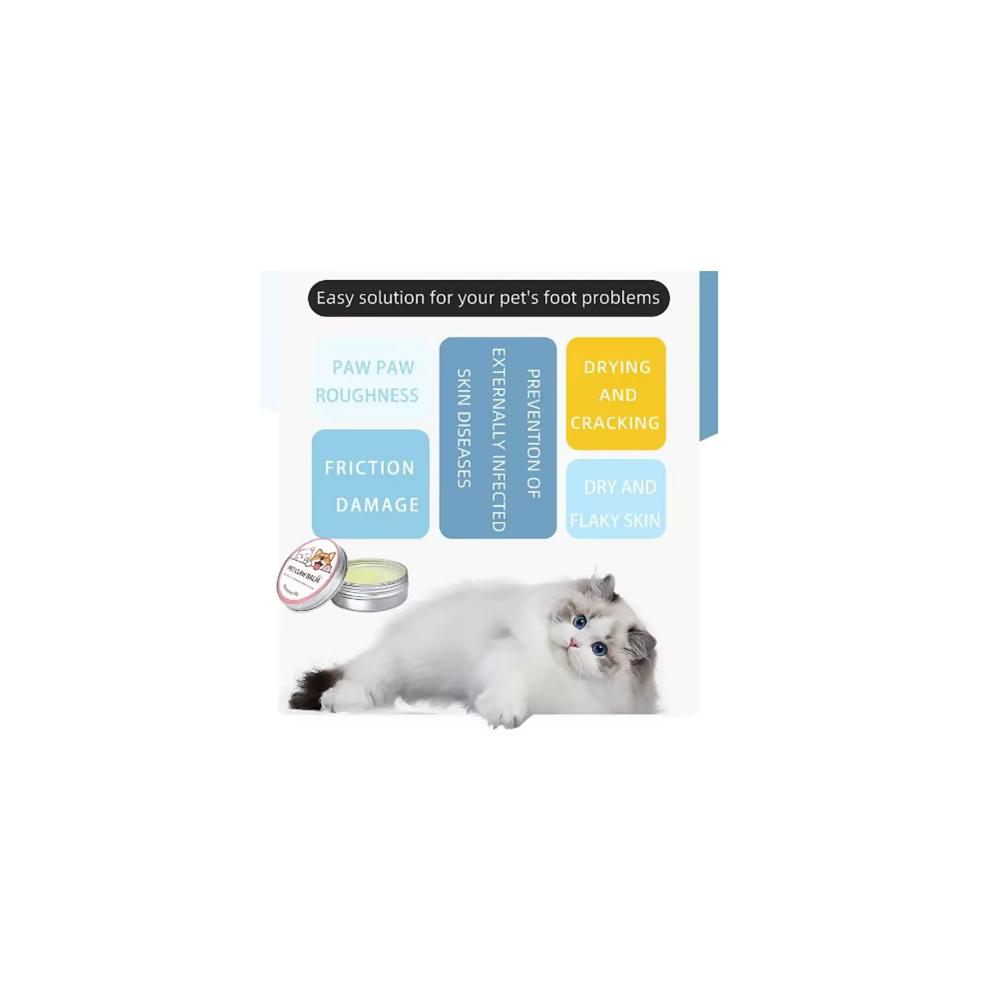 Paw Balm for Dog Cat Paw Protective Cream Moisturizer Pet Crack Feet