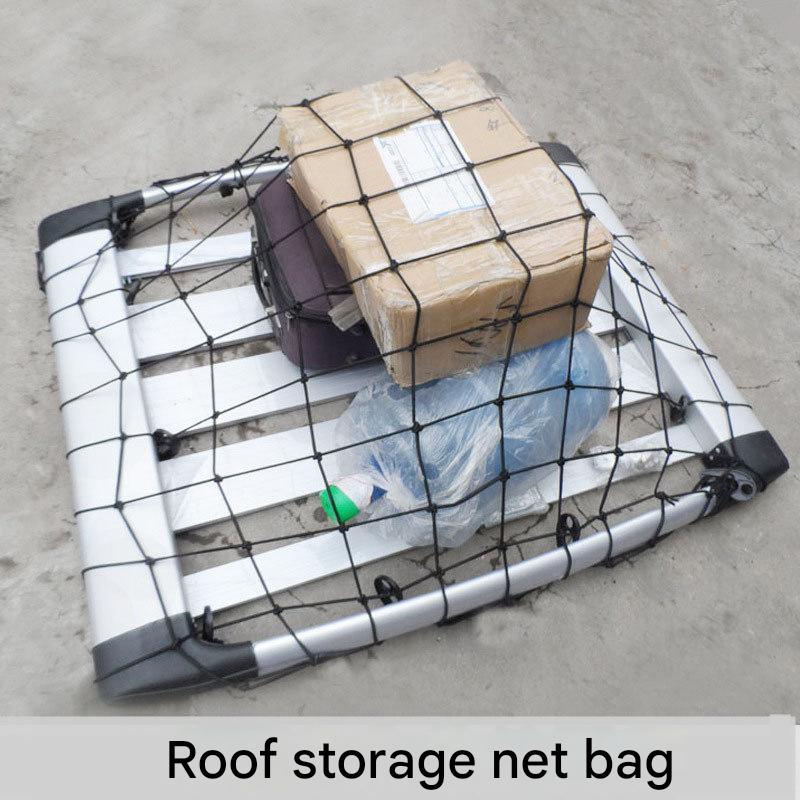 Universal Car Storage Net: Roof Fixing Mesh, Trunk Organizer, Vehicle Cargo Bag, Multipurpose