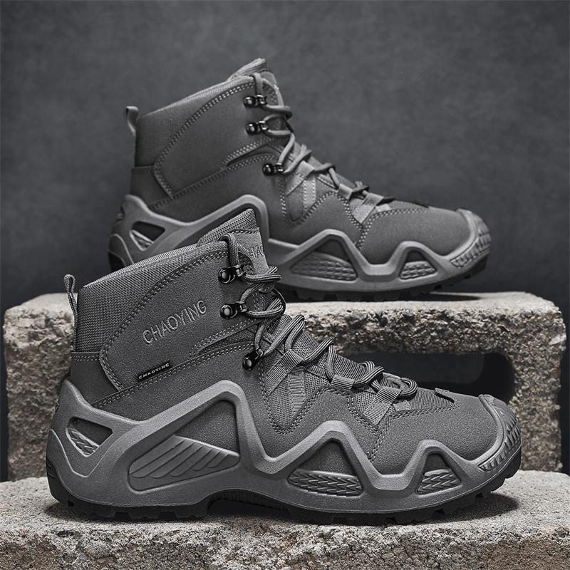 

Чоловічі тактичні черевики з ремінцями для бойової підготовки Водонепроникні ремінці Туристичне взуття на відкритому повітрі Дихаюче багатофункціональний мотоцикл 39