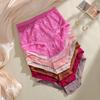 FINETOO 1Pc Summer Sexy Ultra-thin Lace Perspective Panties Women High Waist Lace Floral Underwear Female Breathable Intimates Lingerie