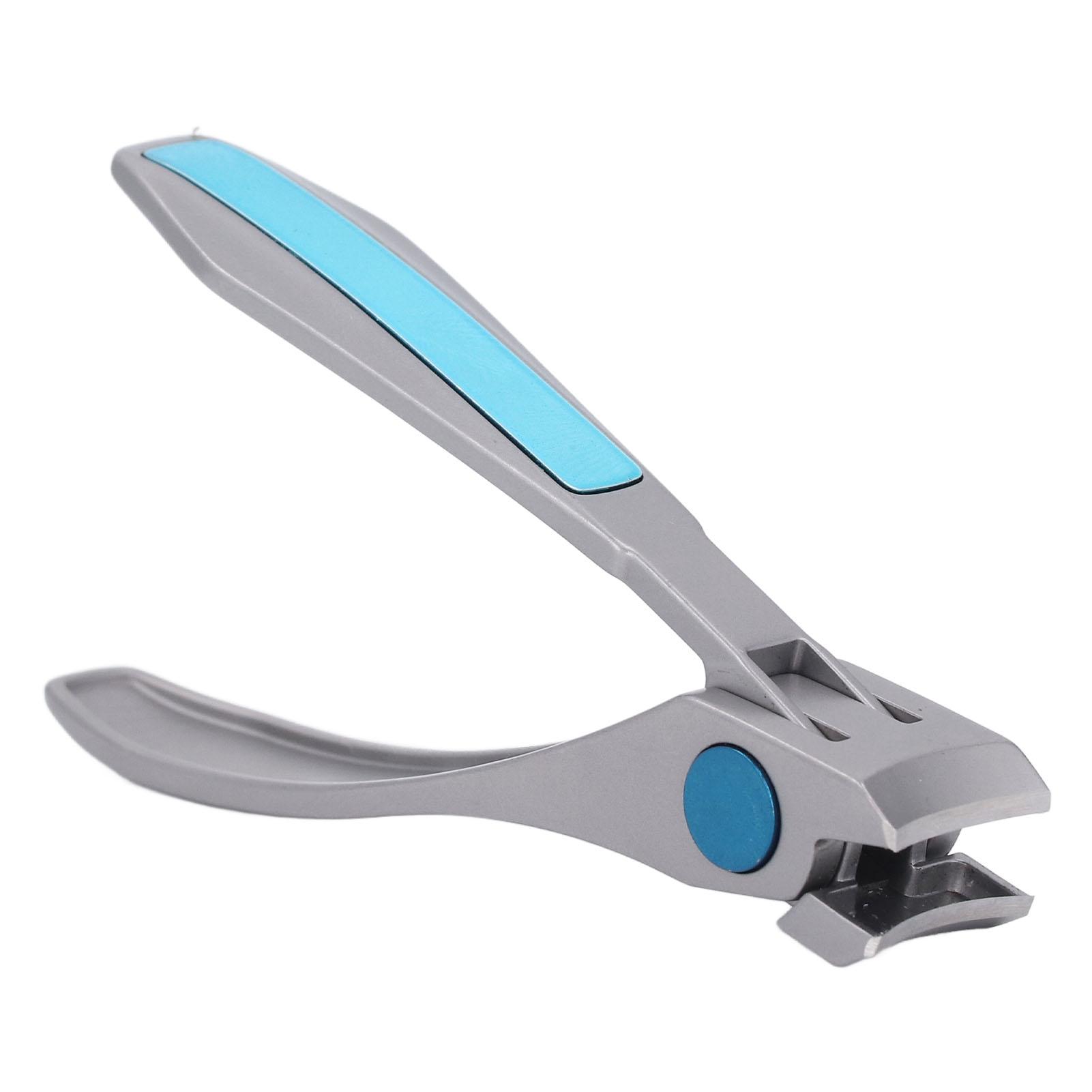 

Stainless Steel Nail Clipper Wide Jaw Opening Fingernail Clipper Thick Nails Cutter With Nail File