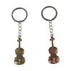 Cello Violin Key Chain Classical Musical Instrument Pendant Vintage Violin Keyring  Friends