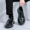 Men's Shoes Spring New British Pointed Leather Shoes Men's Foreign Trade Foot Cover Men's Loafers Casual Business Leather Shoes