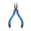 1PC Flat Pliers DIY Hand Tie Hook Pliers Jewelry Cable Pliers Cable Pliers Dip Plastic Handle Tool Pliers