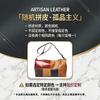 Retro Color Matching Leather Storage Bag Cowhide Business Trip Duffel Bag Large Capacity Shoulder Messenger Travel Bag
