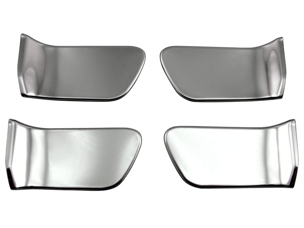 BRIGHTZ Finish Stainless Steel Inner Door Handle Set for Toyota Harrier Hybrid AVU65W AVU U65 Ultra-Mirror Covers, Plated, 4-Piece [INS-DHC-185]