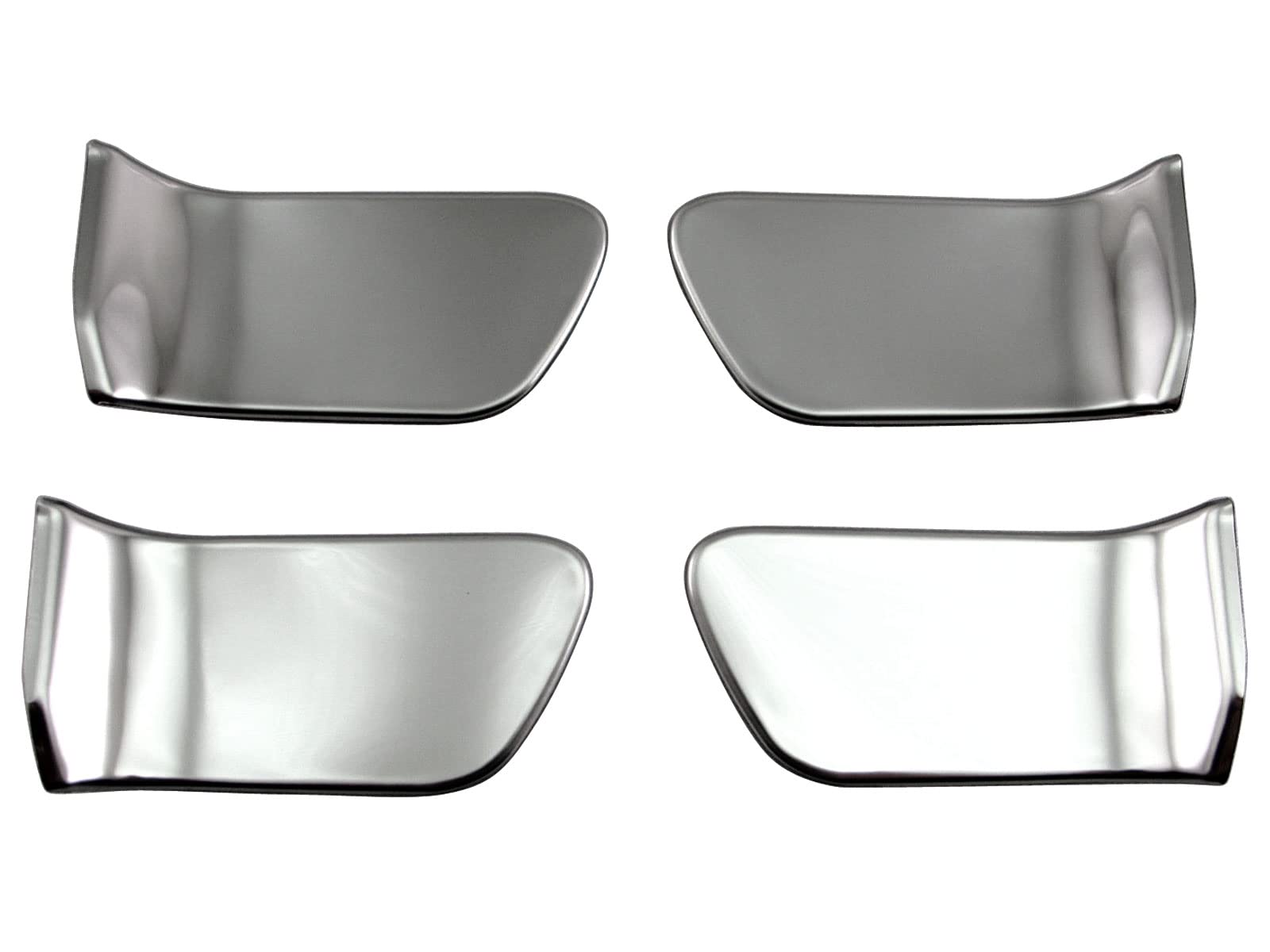 

BRIGHTZ Finish Stainless Steel Inner Door Handle Set for Toyota Harrier Hybrid AVU65W AVU U65 Ultra-Mirror Covers, Plated, 4-Piece [INS-DHC-185]