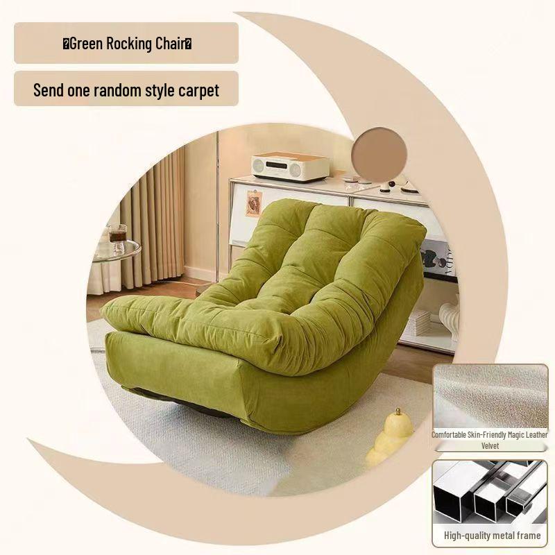 Comfort Rocking Recliner: Living Room, Bedroom, Balcony Single Sofa for One