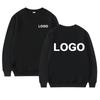 Customized Printed Men Women Round Neck Hoodies Fashiong O-Neck Loose Long Sleeve Pullover Personality Streetwear Sweatshirts