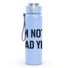 1PC I Am Not Dead Yet Funny Quote Print 750ml Color Plastic Sports Water Bottle Leakproof Flip Straw Lid Suitable for Sports Office Home Use