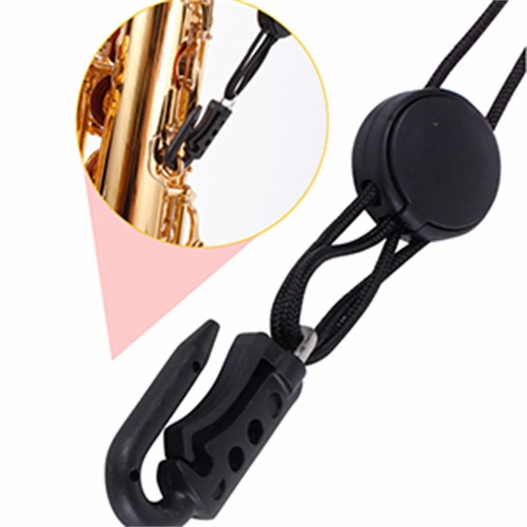 Saxofonový popruh Držák ramenního postroje na saxofon Pohodlný nastavitelný háček na popruh na saxofon