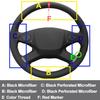 For Mercedes Benz E300L E-Class W212 E 200 Hand Sewing Car Steering Wheel Cover