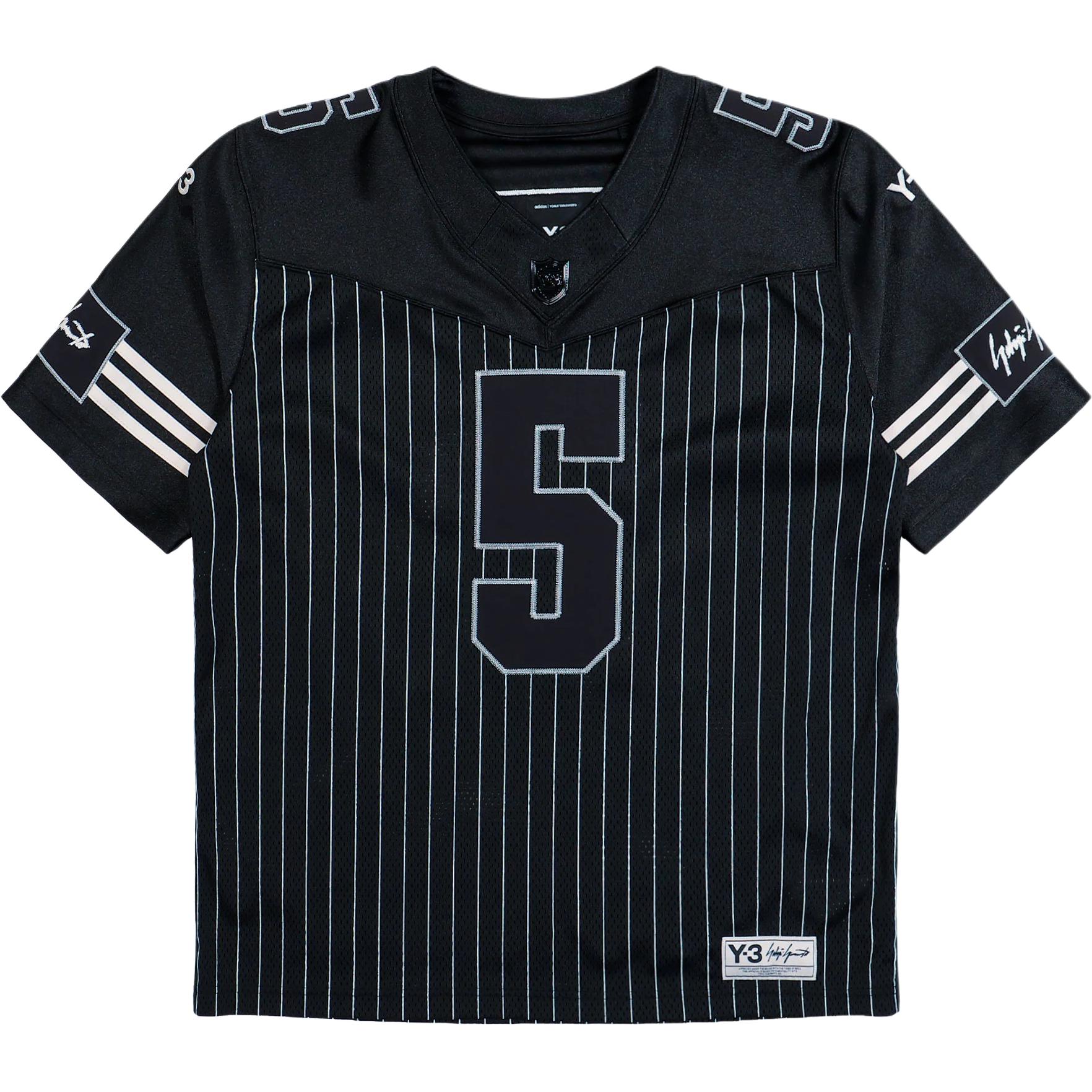 Y-3 Elite 5 A Football T-Shirt Black Unisex Tops KS7642 M