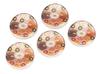 Kutani Ware Iwataya Chopstick Rest with Round Gold Flower Motif, K9-443