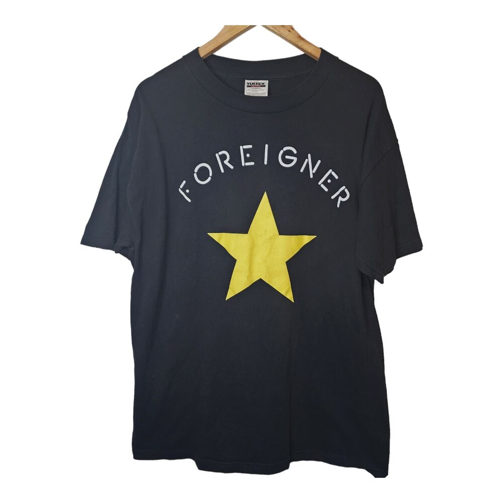 

Vintage 90s Foreigner Band Tour Double Sided Lou Graham Unisex T-shirt